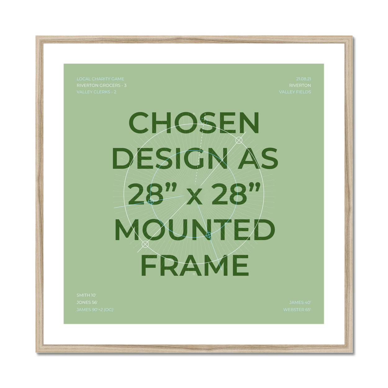 Framed & Mounted Print option