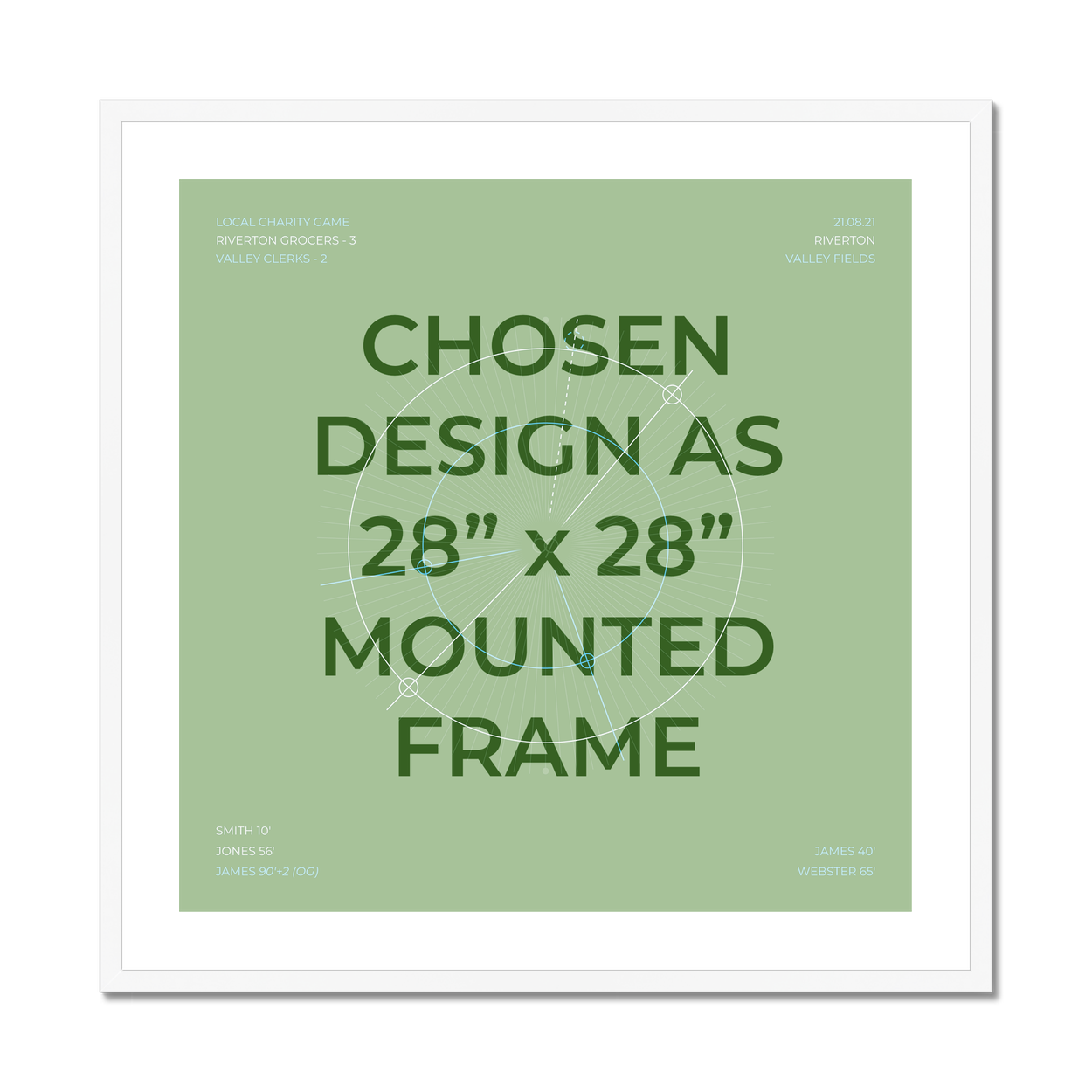Framed & Mounted Print option